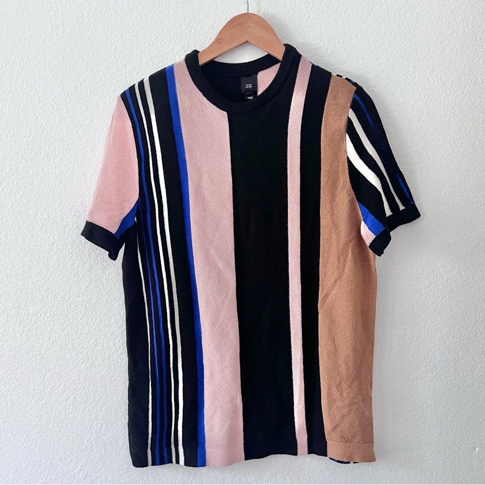 River Island Striped Top Sz L